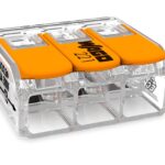 Wago 221-613 3'lü Yaylı Tırnaklı Klemens 6mm (1 Adet) - Görsel 1