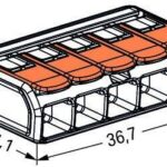 Wago 221-615 5'li Yaylı Tırnaklı Klemens 6mm  (1 Adet) - Görsel 2