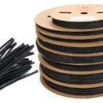 Woer 5mm Daralan Makaron Siyah 1mt - Görsel 1