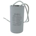 Zheli 10 MFD 450V 35x50 Kablolu Daimi Devre Kondansatör - Görsel 1