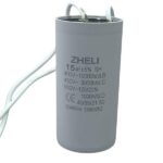 Zheli 15 MFD 450V 35x68 Kablolu Daimi Devre Kondansatör - Görsel 1