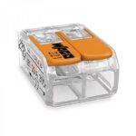 Wago 221-412  2'li Yaylı Tırnaklı Klemens 4mm (1 Adet) - Görsel 1