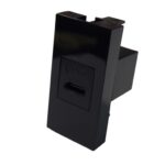 Ne-Ad 45x22,5mm Type-C USB Dişi Giriş Çıkışlı Siyah 2095-S - Görsel 1